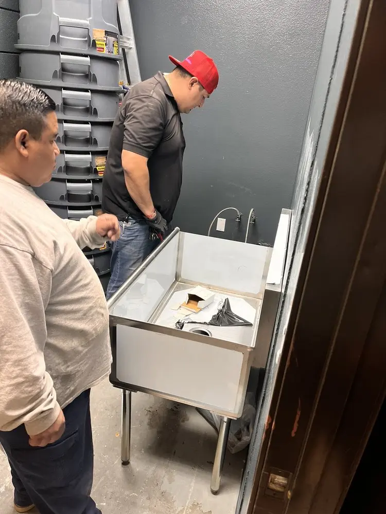 Commercial plumbing and sink installation in Ballenisles